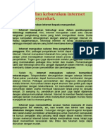 Kebaikan Dan Keburukan Internet Kepada Masyarakat