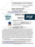 Psca Neighborhood News: Spring Yard Sale!!!!