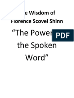 The Power of The Spoken Word