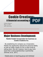 Financial Health Analysis of Cookie & Coffee Creations Inc