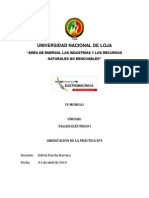 Orientación Práctica 3 Ley de Ohm