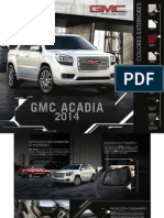 2014 Gmc Acadia Model Overview Catalogue