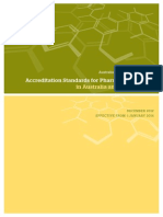 Accreditation Standards for Pharmacy Degree Programs 2014