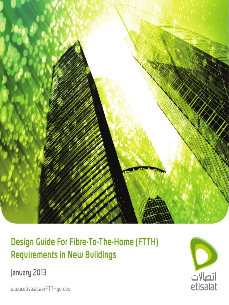FTTH Designguide | PDF | Fiber To The X | Optical Fiber
