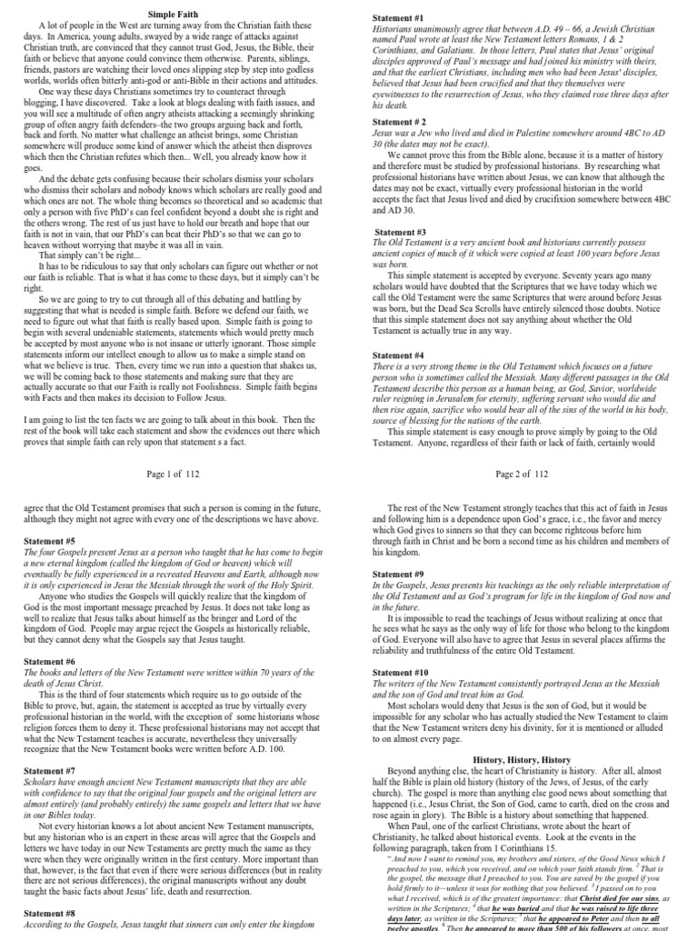 Simple faith pdf paul the apostle saint peter