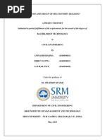 Analysis & Design of Multistorey Building