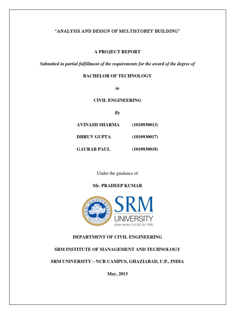 Multi-Storey Building Design Analysis | PDF | Structural Engineering ...