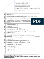 Proba E C) Matematica M2 Subiect 2010