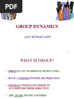 Group Dynamics: Ajay Kumar Saini