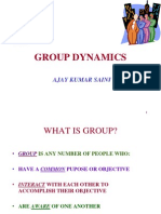 Group Dynamics: Ajay Kumar Saini