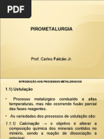 Pirometalurgia - 3ª Aula