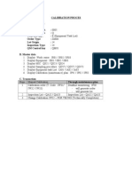 Calibration Process