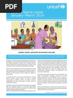 UNICEF Sierra Leone Update Jan-March2014