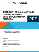 Instrumen Dan Pengumpulan Data