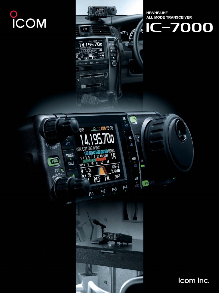 ICOM IC-7000 Brochure | PDF | Frequency Modulation | High Frequency