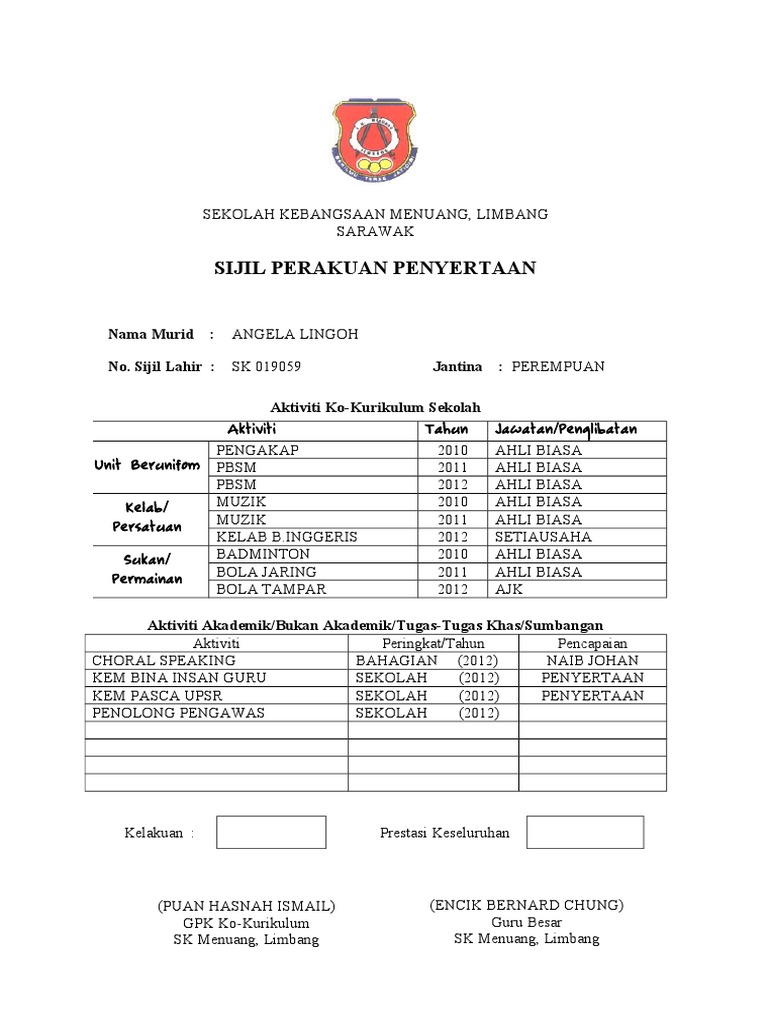 Sijil | PDF