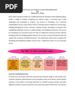 Download Cross-Curriculum Lesson Development by Michael King SN22137178 doc pdf