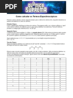 Como Calcular Os Termos Espectroscópicos