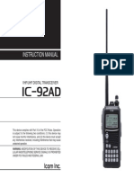 ICOM IC-92AD Instruction Manual