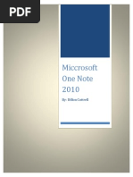 introduciton to microsoft one note 2010