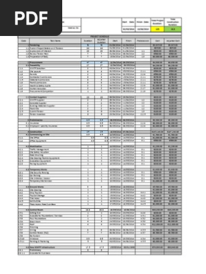 Construction Schedule