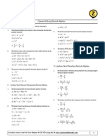 Operasi Hitung Bentuk Aljabar PDF