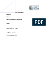 Ensayo Sobre El Contenido y Alcance Del Derecho Constitucional