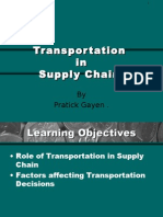Trans Por at Ion in Supply Chain