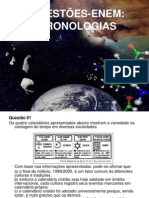 questões CRONOLOGIA (2014 )