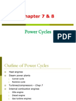 Chapter 7 and 8 (Power Cycles)
