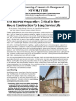 Site and Pad Preparation: Critical in New House Construction For Long Service Life