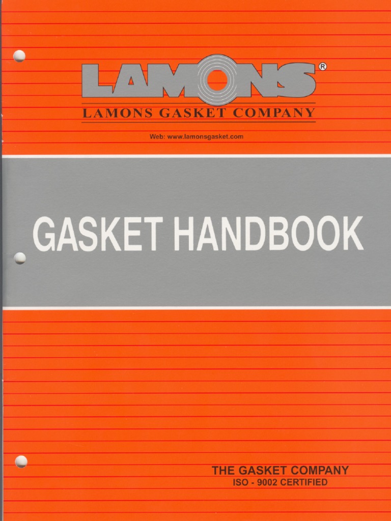 Lamons Gasket Handbook Mechanical Engineering Materials Free 30