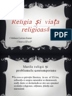 Religia Și Viața Religioasă În Secolul Al XX-lea