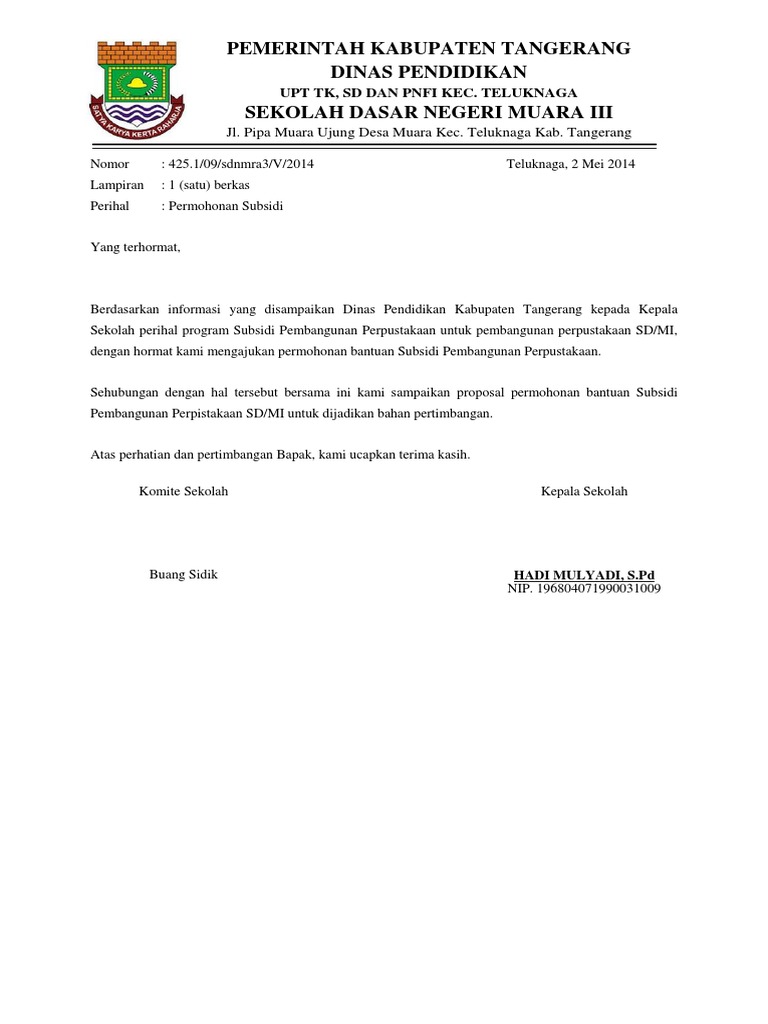 Proposal Perpustakaan 2014