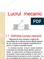 Lucrul Mecanic