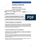 Sociología: Estructura, Acción Social y Representaciones