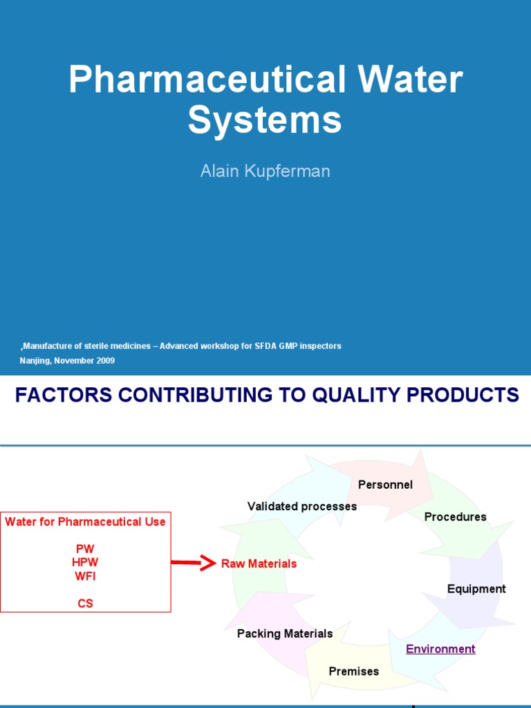 Design, Validation and Operation of Pharmaceutical Water Systems PDF