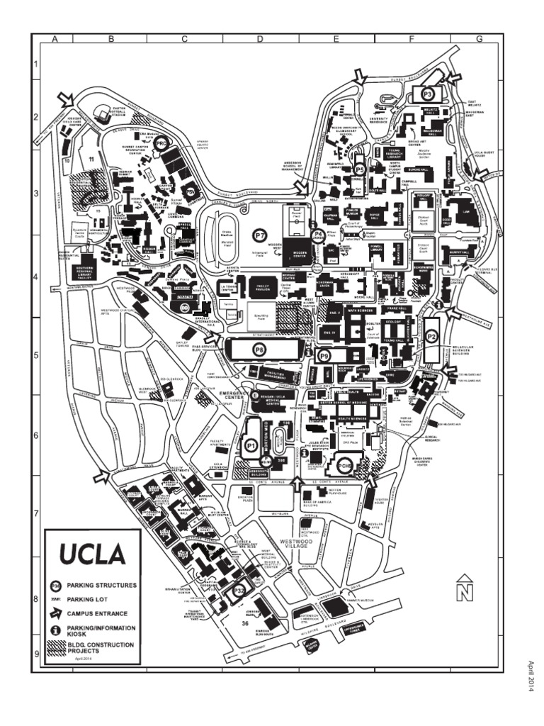 Ucla Campus Map Pdf Ucla Campus Map | Pdf