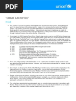 Download Child Sacrifice - Uganda Facts for Reference by UNICEF Uganda SN22142285 doc pdf