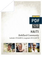 Living Water International Haiti Trip Report 2014