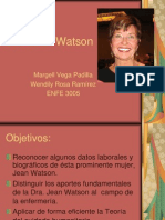 Teoría del cuidado humanitario de la Dra. Jean Watson