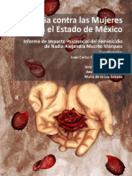 Libro Violencia Vs Mujeres EdoMex Feminicidio Nadia Mucino