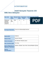 Bilgisayar Destekli Karayolu Tasarımı