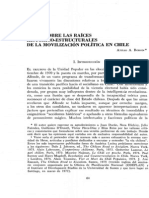 Notas Sobe Las Raíces Histórico-Estructurales de La Movilizacion Politica en Chile - Atilio Boron