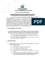 Estado Da Paraíba Polícia Militar Comissão Coordenadora Concurso Edital N.º 001/2013 CFO PM-2014