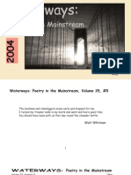 Waterways: Poetry in The Mainstream Vol. 25 No. 5