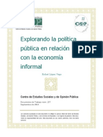 Explorando Politica Publica Economia Informal Docto157 PDF