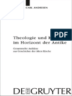 Karl Andersen - Theologie Und Kirche Im Horizont Der Antike
