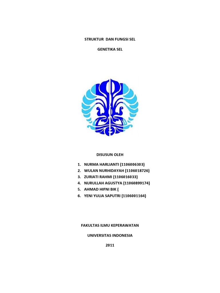 Esai Tentang Struktur Dan Fungsi Sel
