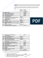 Exercice Journal, Balance, Bilan, CPC